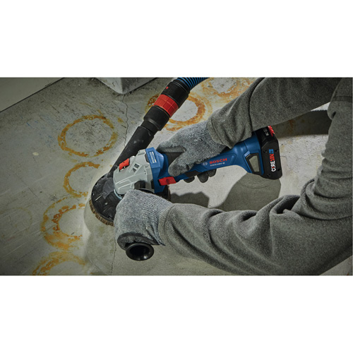 Brushless Angle Grinder with Slide Switch, 4-1/2" Wheel, 18 V Helyx Safety & Industrial Supplies