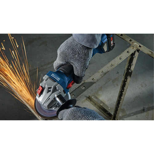 Brushless Angle Grinder with Slide Switch, 4-1/2" Wheel, 18 V Helyx Safety & Industrial Supplies