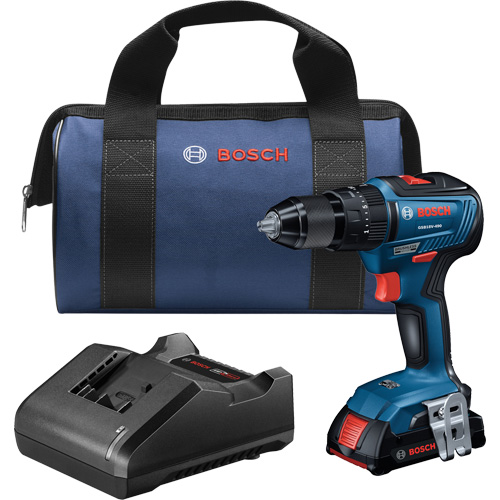 Trousse de perceuse-visseuse &agrave; percussion sans balais EC, 1/2", Mandrin 1/2", 18 V Helyx Safety & Industrial Supplies