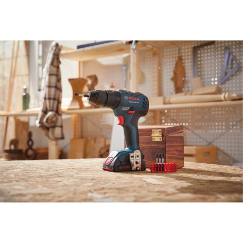 Trousse de perceuse-visseuse &agrave; percussion sans balais EC, 1/2", Mandrin 1/2", 18 V Helyx Safety & Industrial Supplies