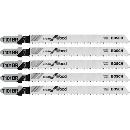 Lame de scie sauteuse Basic for Wood, Tige en T, 4" lo, 10 dents par pouce Helyx Safety & Industrial Supplies