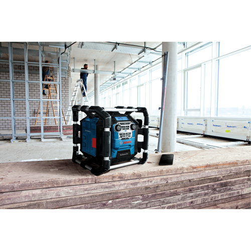 Jobsite Radio with Bluetooth&reg; 5.0 & Power Station, Lithium-Ion, 18 V Helyx Safety & Industrial Supplies