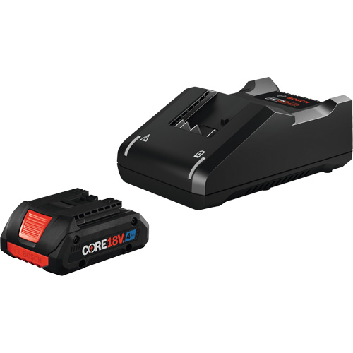 Trousse de d&eacute;part avec batterie et chargeur Advanced Power CORE18V 4 Ah, 18 V, Lithium-ion Helyx Safety & Industrial Supplies