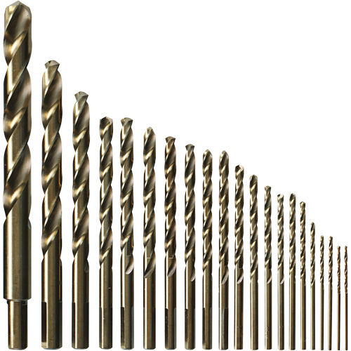 Drill Bit Set, 21 Pieces, Cobalt Helyx Safety & Industrial Supplies