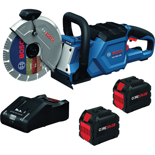 Brushless Cutoff Saw Kit, 9", 18 V Helyx Safety & Industrial Supplies