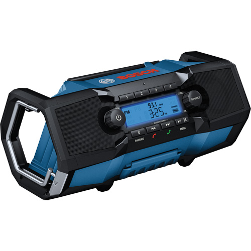 Radio de chantier compacte avec Bluetooth 5.0, Lithium-ion, 18 V Helyx Safety & Industrial Supplies