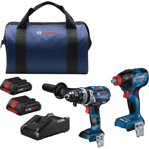 Ensemble de 2 outils, Lithium-ion, 18 V Helyx Safety & Industrial Supplies