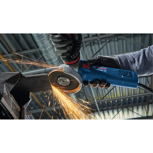 Ergonomic Angle Grinder, 4-1/2", 120 V, 10 A, 11000 RPM Helyx Safety & Industrial Supplies