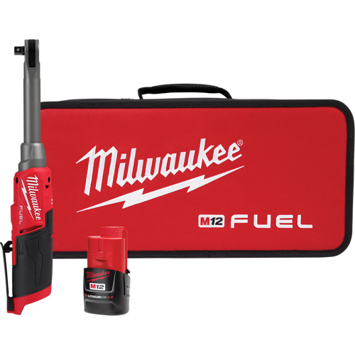 M12 FUEL Extended Reach High Speed Ratchet Kit, 12 V, 3/8" Drive Helyx Safety & Industrial Supplies