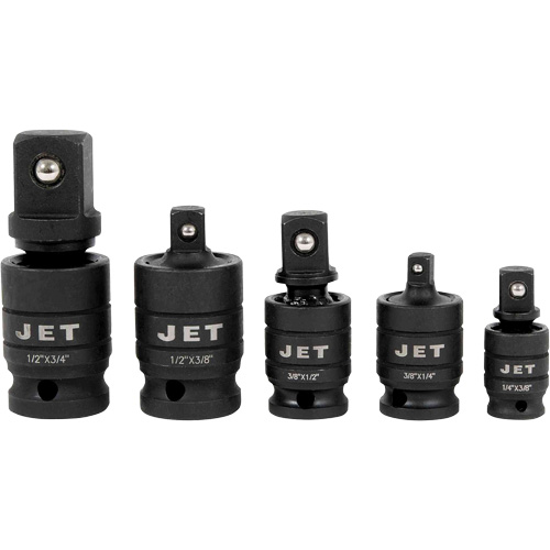 Jeu de 5 adaptateurs de joints &agrave; cardan &agrave; impact, &agrave; verrouillage sans goupille Helyx Safety & Industrial Supplies