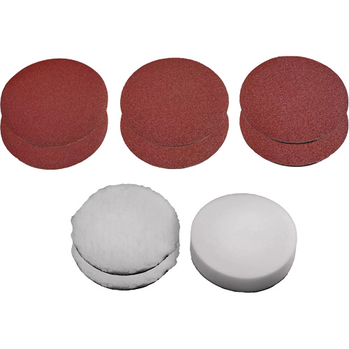 9-Piece Polishing & Sanding Kit, 7" Dia. Helyx Safety & Industrial Supplies