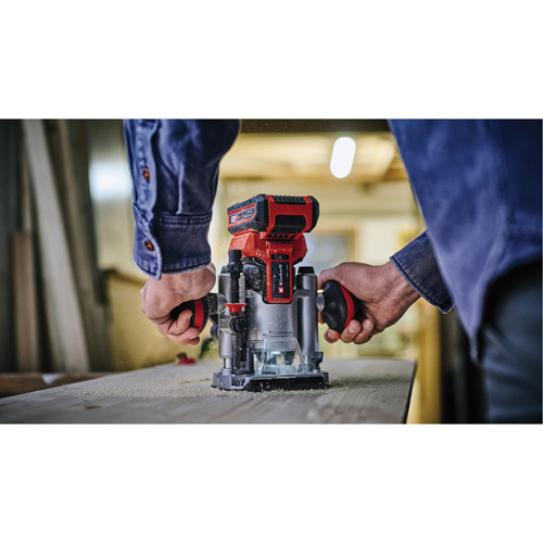 Toupie compacte avec base fixe et plongeante professionnelle sans fil (outil seulement) Helyx Safety & Industrial Supplies