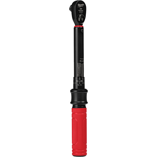 Torque Wrench, Click, 3/8" Square Drive, 5.6 - 28.2 N.m/50 - 250 in-lbs Helyx Safety & Industrial Supplies