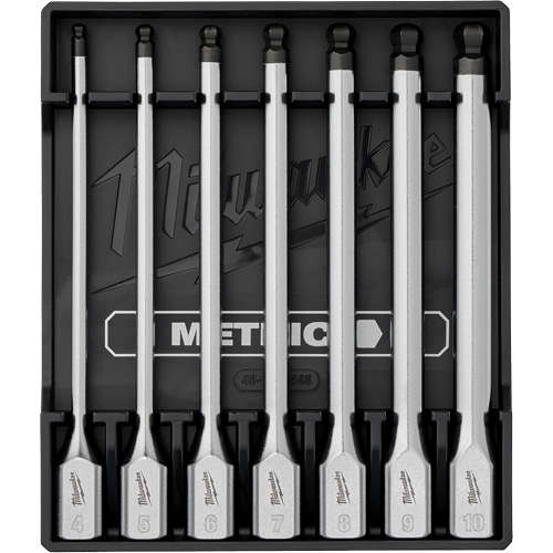 Long Metric Bit Socket Set, Hex Ball, 3/8" Drive, 7 Pcs Helyx Safety & Industrial Supplies