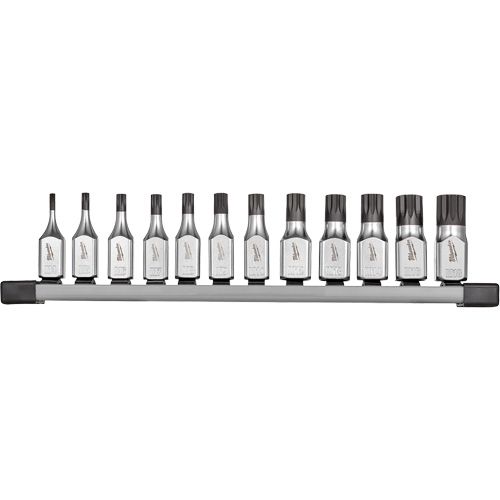 Bit Socket Set with FOUR FLAT sides, Triple Square, 3/8" Drive, 12 Pcs Helyx Safety & Industrial Supplies