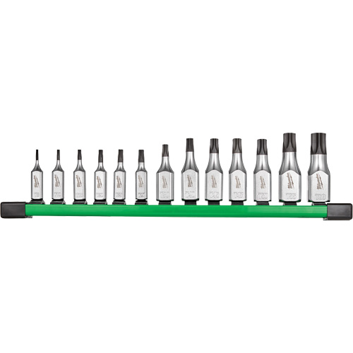 Tamper Proof Bit Socket Set, Torx&reg;, 1/4"/3/8" Drive, 13 Pcs Helyx Safety & Industrial Supplies