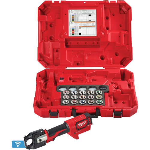Sertisseuse M18 FORCE LOGIC 600 MCM avec matrices #8 - 600 MCM Cu Helyx Safety & Industrial Supplies