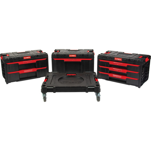 4-Piece Arx&reg; Dolly with Swivel Casters Set, 23-1/10" x 15" x 22-1/2", Black Helyx Safety & Industrial Supplies