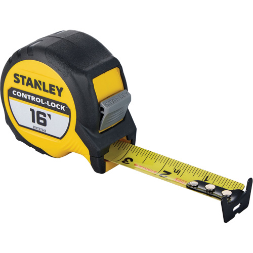 CONTROL-LOCK Tape Measure, 25 mm x 16', Imperial Graduations Helyx Safety & Industrial Supplies