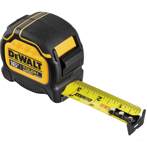 TOUGHSERIES Tape Measure, 16', Imperial Graduations Helyx Safety & Industrial Supplies