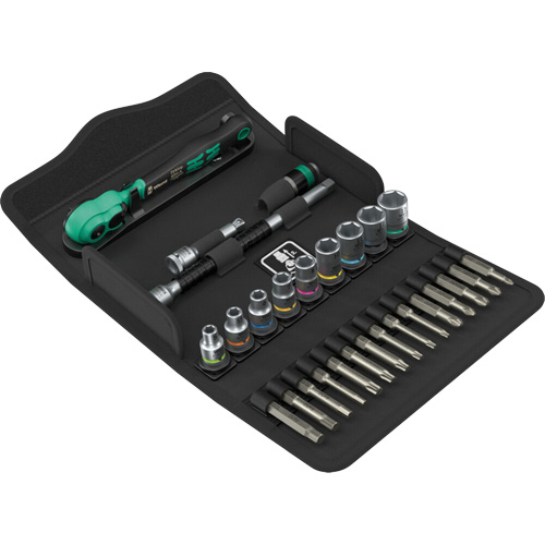 Jeu de cl&eacute; &agrave; cliquet SA 14 Zyklop Comfort avec levier dinversion, 28 Mcx, Prise de 1/4" Helyx Safety & Industrial Supplies