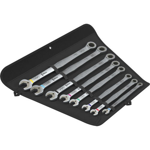 Joker 8 Spanner Set, Ratcheting Combination, 8 Pieces, Imperial Helyx Safety & Industrial Supplies