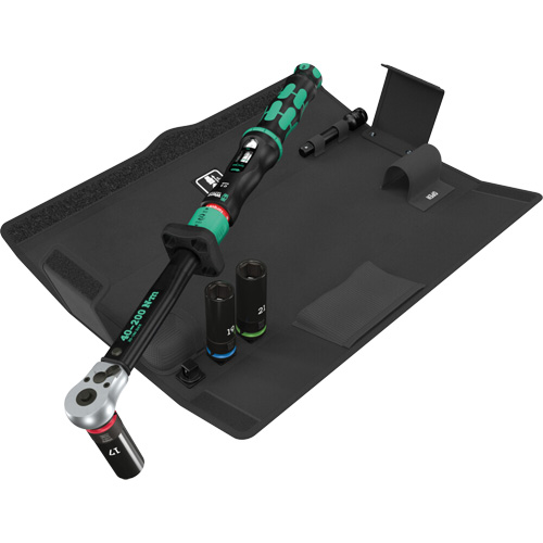 Ensemble cl&eacute; dynamom&eacute;trique Click-Torque Lock C 3 jeu 1 pour changement de roue, 6 Mcx, Prise de 1/2", Profond Helyx Safety & Industrial Supplies
