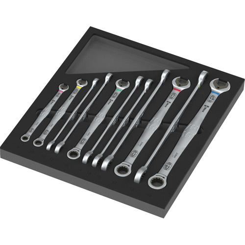 Insert en mousse 9735 pour jeu 6007 Joker 1, Combinaison &agrave; cliquet, 12 morcea Helyx Safety & Industrial Supplies