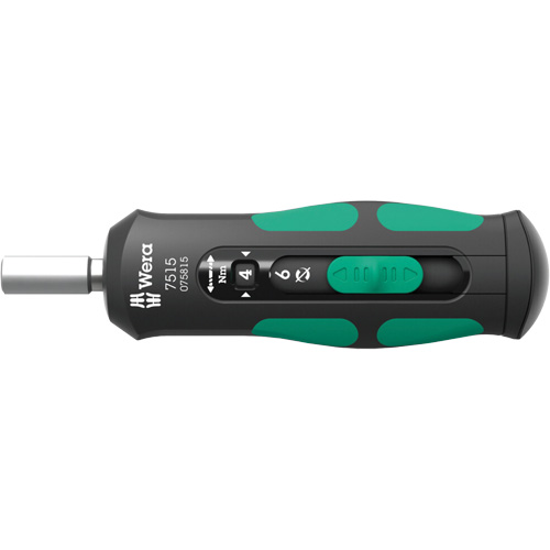 Tournevis dynamom&eacute;trique &agrave; couple s&eacute;curis&eacute; et vitesse rapide Kraftform, Gamme de couple 2 - 6 Nm, 5-4/5" Longueur Helyx Safety & Industrial Supplies
