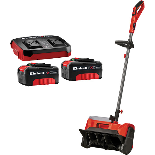 36V Cordless Snow Shovel Kit with Batteries and Charger, 16" (40.64 cm) Wide Helyx Safety & Industrial Supplies