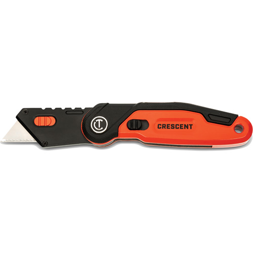 Folding Utility Knife, 1" Blade, Steel Blade, Aluminum Handle Helyx Safety & Industrial Supplies