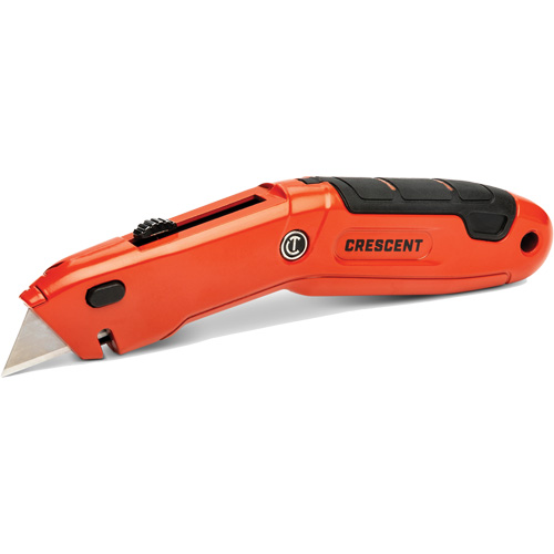 Couteau r&eacute;tractable, Acier, Prise en Aluminium Helyx Safety & Industrial Supplies