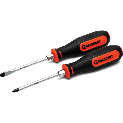 Dual Material Screwdriver Set, 2 Pcs. Helyx Safety & Industrial Supplies