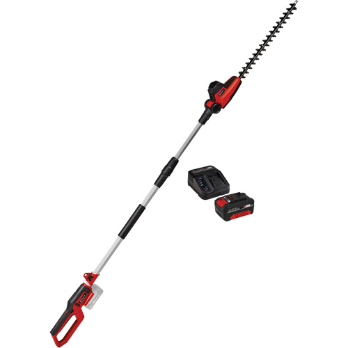 Taille-haie &agrave; perche sans fil avec batterie 4 Ah et ensemble de d&eacute;part de chargeur, 18", 18 V, &agrave; pile Helyx Safety & Industrial Supplies