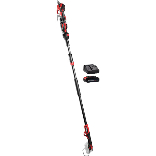 S&eacute;cateur t&eacute;lescopique &agrave; perche professionnel 2 en 1 sans fil avec batterie 2,5 Ah et ensemble de d&eacute;part de chargeur Helyx Safety & Industrial Supplies