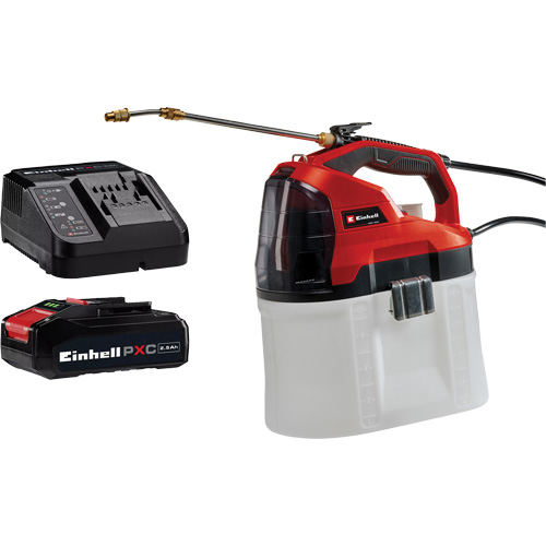 18V Cordless Chemical Sprayer with 2.5Ah Battery & Charger Starter Kit, 253.6 oz. (7.5 L) Helyx Safety & Industrial Supplies