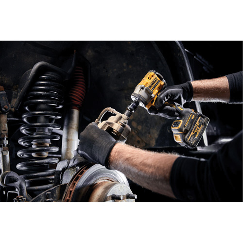 ATOMIC Cordless Impact Wrench with Detent Pin Anvil, 20 V, 1/2" Socket Helyx Safety & Industrial Supplies