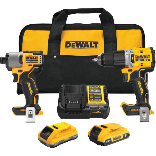 Ensemble de perceuse-visseuse sans fil et sans balais de premi&egrave;re qualit&eacute; XR, 20 V Helyx Safety & Industrial Supplies