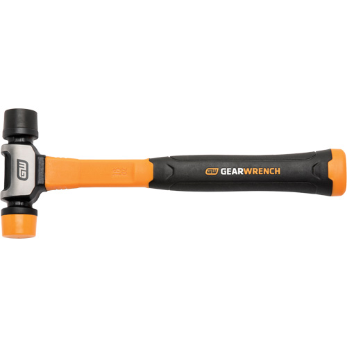 Soft Face Hammer, 16 oz. Head Weight, Plain Face, Solid Steel Handle, 12-1/4" L Helyx Safety & Industrial Supplies