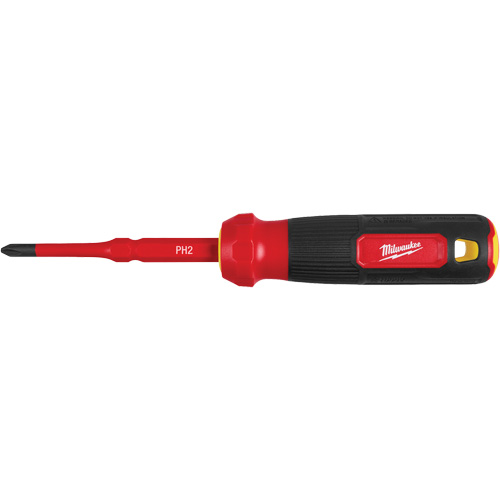 2-in-1 1000V Insulated Flip Shank Multi-Bit Screwdriver, 8-4/5" L, Cushion Grip Handle Helyx Safety & Industrial Supplies