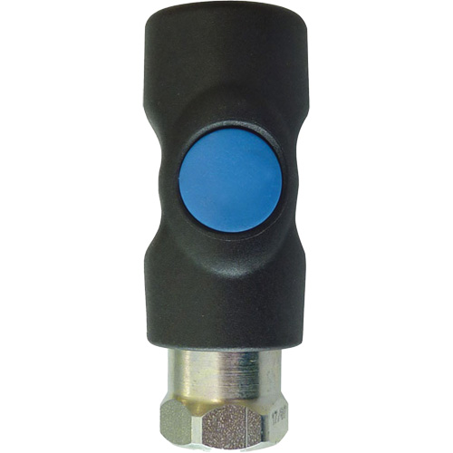 TOPQUIK S1 Industrial Quick Coupler, Polyester Composite/Stainless Steel, 1/4", Female NPT, 174 PSI Helyx Safety & Industrial Supplies