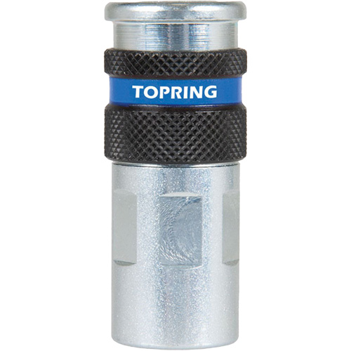 Raccord industriel rapide QUIKSILVER 2, Acier zingu&eacute;, 1/4", NPT femelle, 362 PSI Helyx Safety & Industrial Supplies