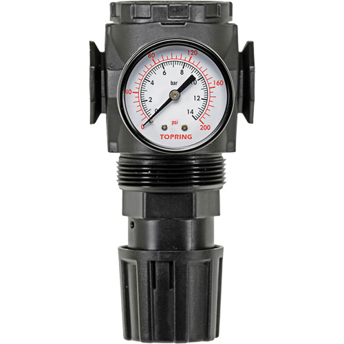 MODULAIR 300 Zinc Diaphragm Regulator, 3/8" NPT, 300 psi Max. PSI, In Line/Modular Helyx Safety & Industrial Supplies