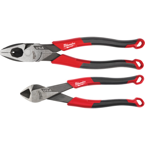 Comfort Grip Cutting Pliers Set, 2 Pieces Helyx Safety & Industrial Supplies