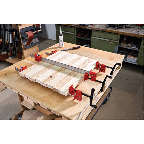 Heavy-Duty I-Beam Steel Bar Clamp, 36" (914.4 mm) Capacity, 2" (50.8 mm) Throat Depth Helyx Safety & Industrial Supplies