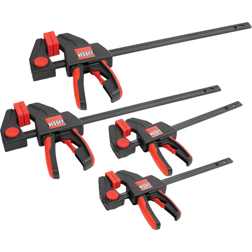 4-Piece Medium & Large Trigger Clamps Set, 12" (304.8 mm)/6" (152.4 mm) Helyx Safety & Industrial Supplies