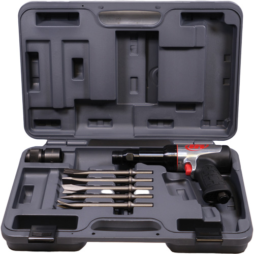 Marteau pneumatique robuste avec burins, 21,8 pi³/min, 1/4" NPT, 2600 coups/min, 3/4" x 3-3/4" (19,05 mm x 95,25 mm) Helyx Safety & Industrial Supplies