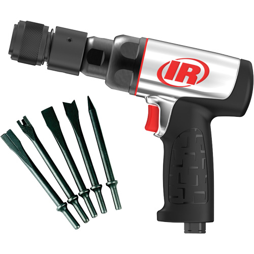 Marteau pneumatique robuste avec burins, 16,2 pi³/min, 1/4" NPT, 3330 coups/min, 3/4" x 2-1/2" (19,05 mm x 63,5 mm) Helyx Safety & Industrial Supplies