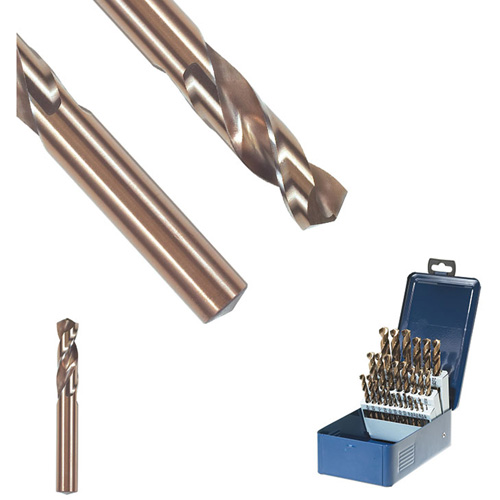 Foret de s&eacute;rie extra courte SST+, 1/8", Acier rapide, Cannelure 11/16", Pointe de 135° Helyx Safety & Industrial Supplies