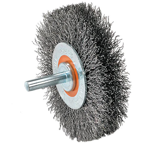 Disque mont&eacute; &agrave; fils cr&ecirc;p&eacute;s, 1-3/8" dia., Fils 0,008" Helyx Safety & Industrial Supplies